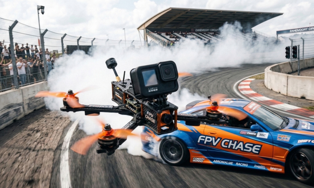High-Speed FPV Drone Zandvoort Chase